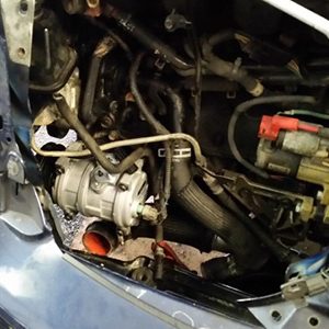 replace New A/C compressor 2005 Chrysler PT Cruiser